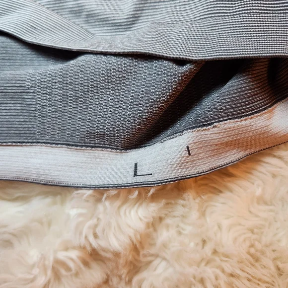 Lululemon Metal Vent Tech Half Zip Grey Light Weight Long Sleeve Top Large - Picture 7 of 15